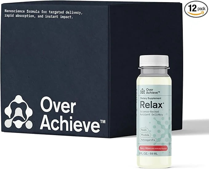 Relax Drink for Relaxation and Stress 12 Pack 2oz