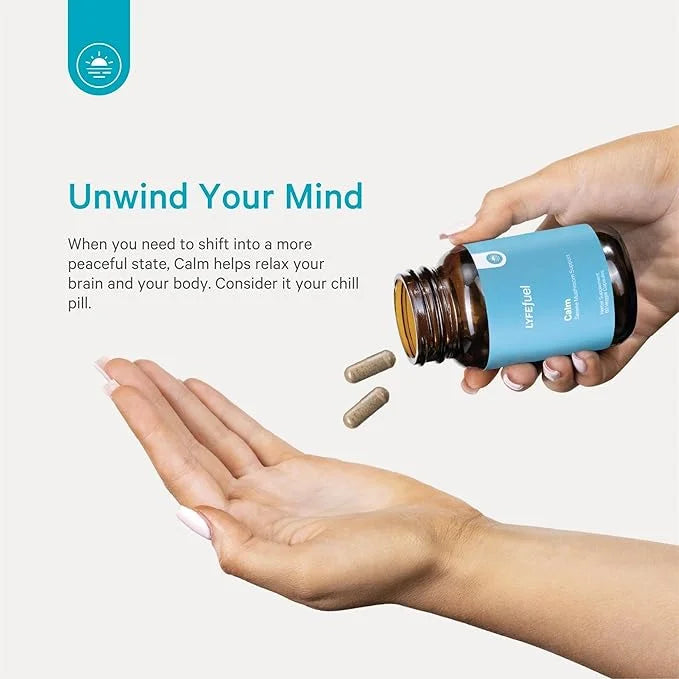 LyfeFuel Adaptogen Blend for Relaxation & 60 Vegan