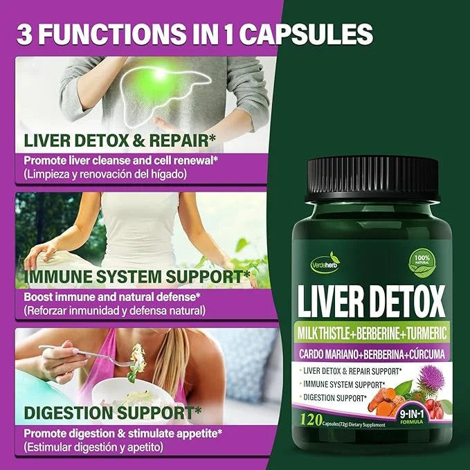 Liver Detox & Repair Capsules 120 Count