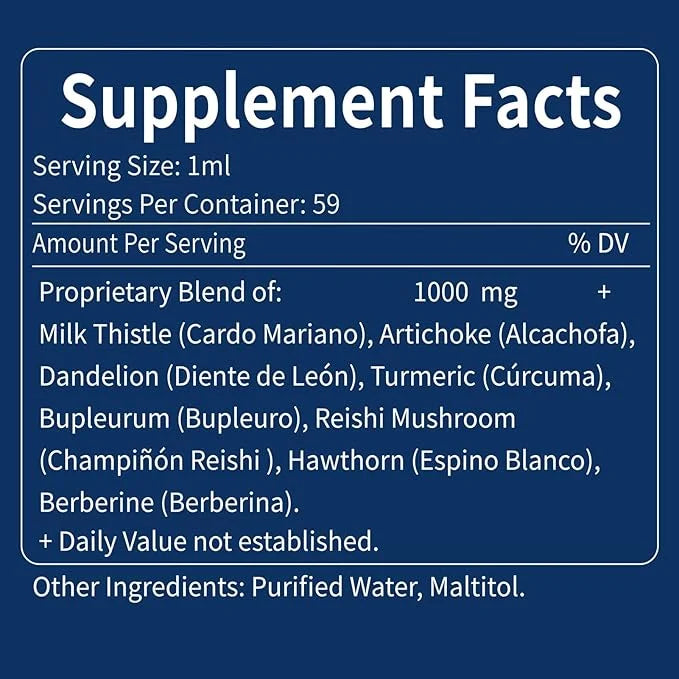 Milk Thistle Liver Support Drops 4 oz)