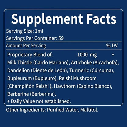Milk Thistle Liver Support Drops 4 oz)