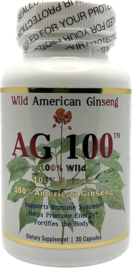 AG 100-100% Pure Wild American Ginseng