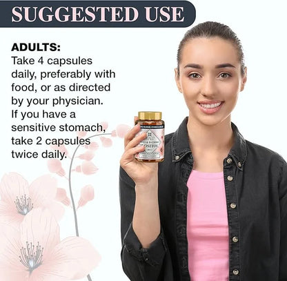 Myo-inositol & D-chiro Inositol Supplement for Women - Ideal 40:1 Ratio Complex for Fertility, Hormonal Balance, Menstrual...