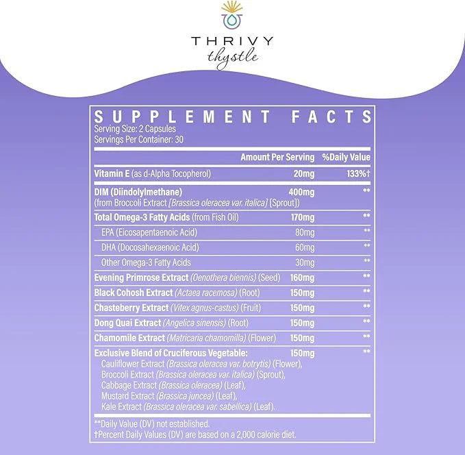 Liposomal DIM Supplement - 1500 mg Women DIM Supplement - Estrogen Supplements Contain Vitamin E, Evening Primrose, Black ...