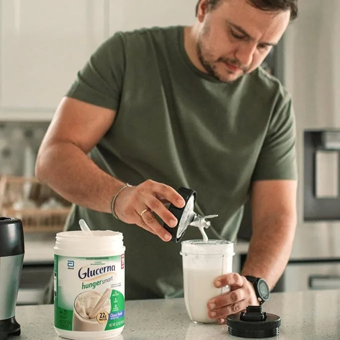 Glucerna Hunger Smart Powder, Diabetic Drink to Support Blood Sugar Management, 22g Protein, 130 Calories, Classic Vanilla...