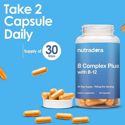 Vitamin B Complex with Vitamin C 11-in-1 B-Complex 60 Vegetarian