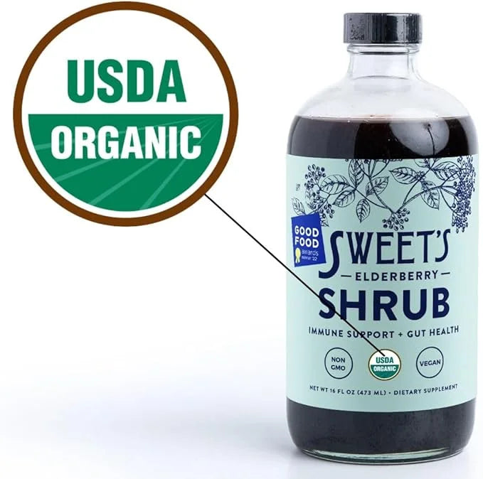 Sweet's Elderberry Organic Shrub 16 oz