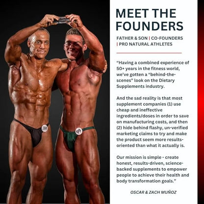 UNALTERED Muscle Builder for Men - Supports Muscle Growth, Size, Strength - Natural Muscle Building Supplement & Energy Bo...