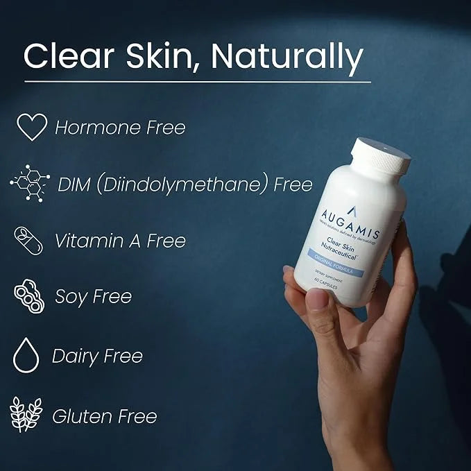 Acne Supplement for Men & Women (60 Capsules, 485 mg) – DIM-Free Hormonal Acne Treatment & Acne Medication, Helps Nodular ...