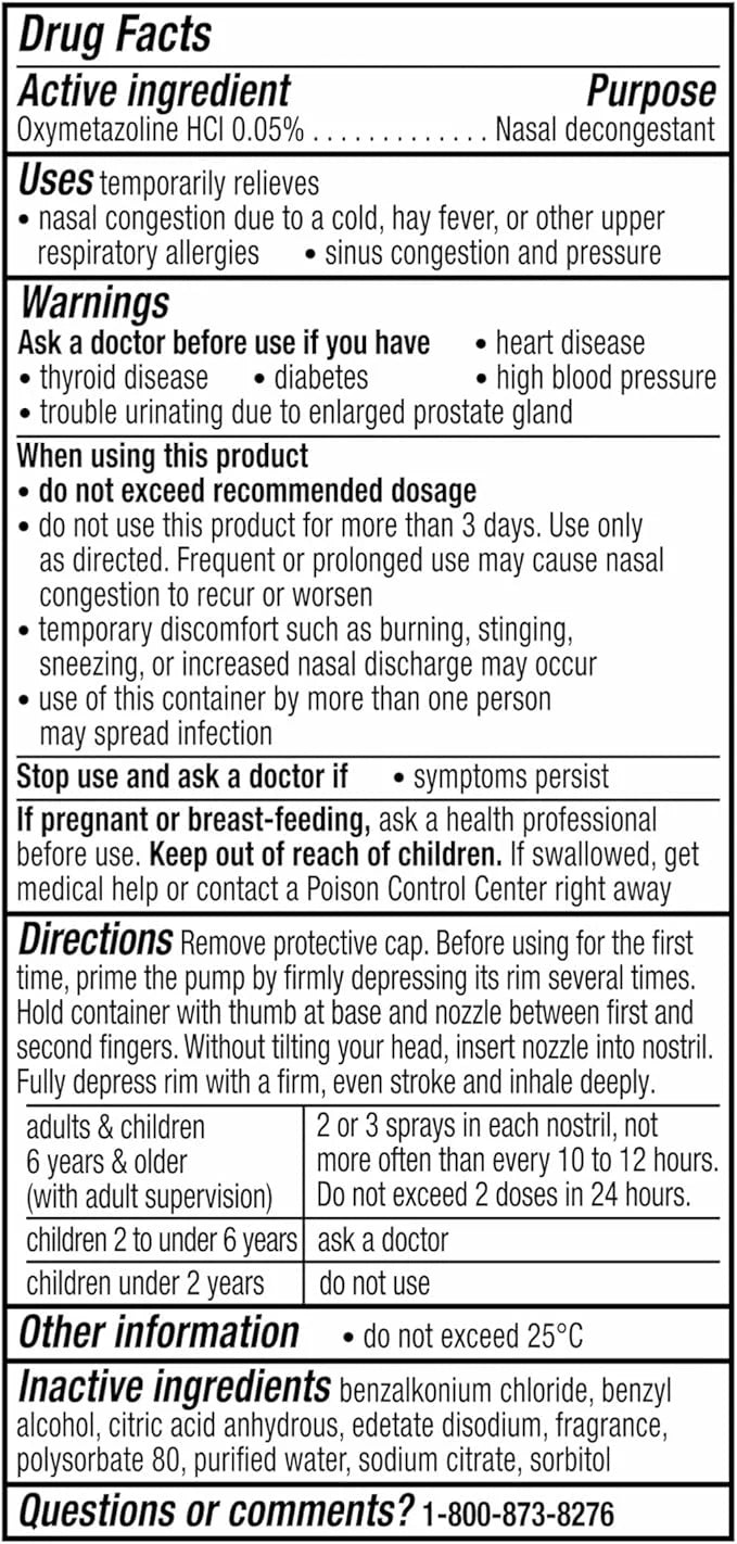 Vicks Sinex SEVERE Nasal Spray, Original 265 Sprays 2