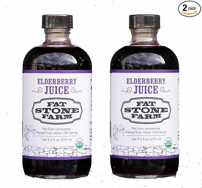 Fat Stone Farm Pure Organic Elderberry 2x 9.3 9.3 fl.