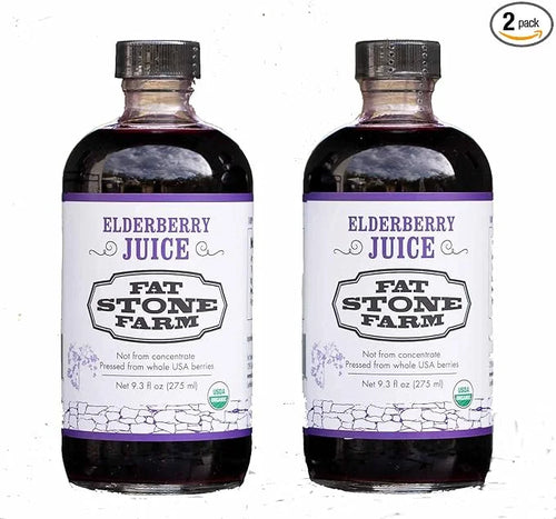 Fat Stone Farm Pure Organic Elderberry 2x 9.3 9.3 fl.