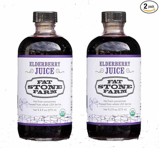 Fat Stone Farm Pure Organic Elderberry 2x 9.3 9.3 fl.