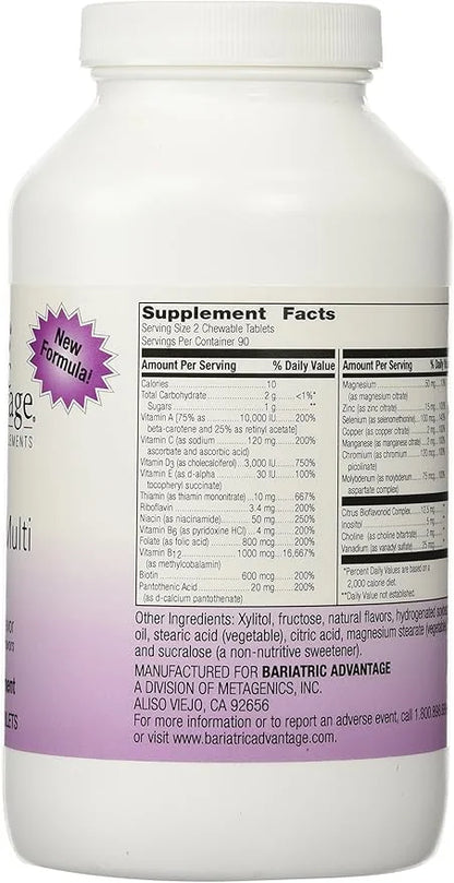 Bariatric Advantage Essential Multivitamin without Iron 200 DV 180 Tablets