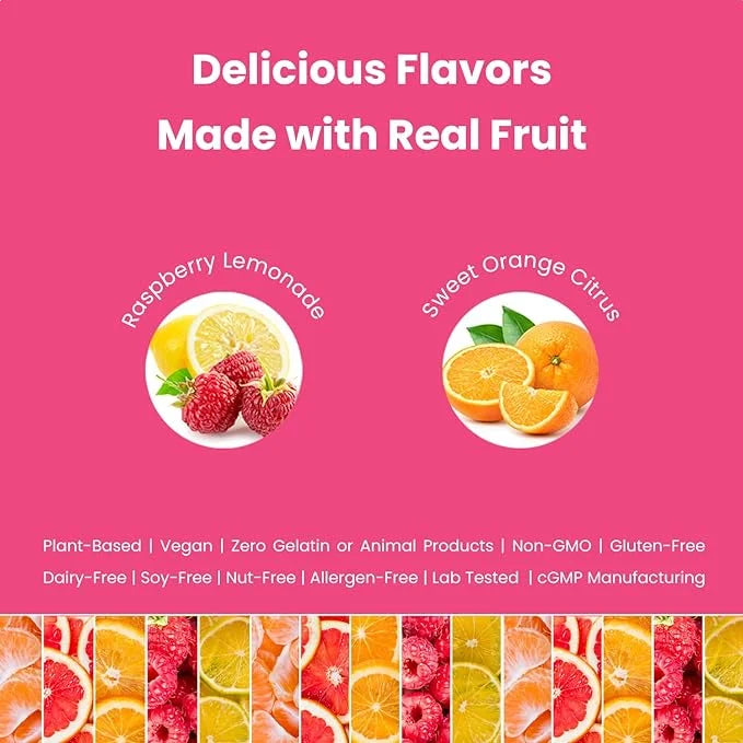 Prenatal Vitamin Gummies with DHA 3, Folate, D3, Pregnancy 120 Count (2-Pack)