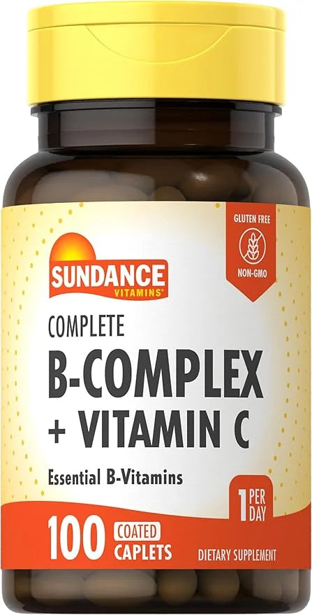 Sundance Complete B-Complex with Vitamin C 100 Caplets