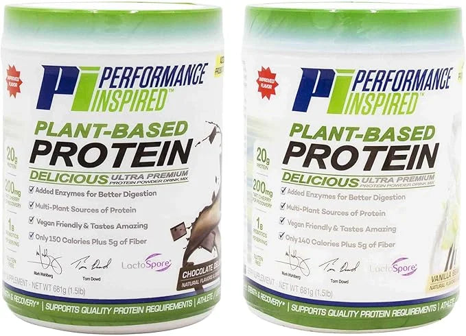 Performance Inspired Nutrition Plant Protein Powder 20G - 1B Probiotics 1.5lb
