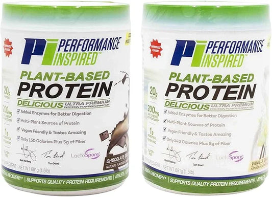 Performance Inspired Nutrition Plant Protein Powder 20G - 1B Probiotics 1.5lb