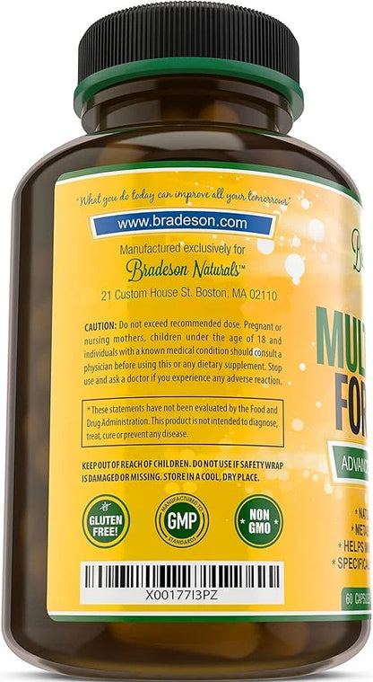 Women's Multivitamin Supplement. Vitamins A C USA,60 Caps