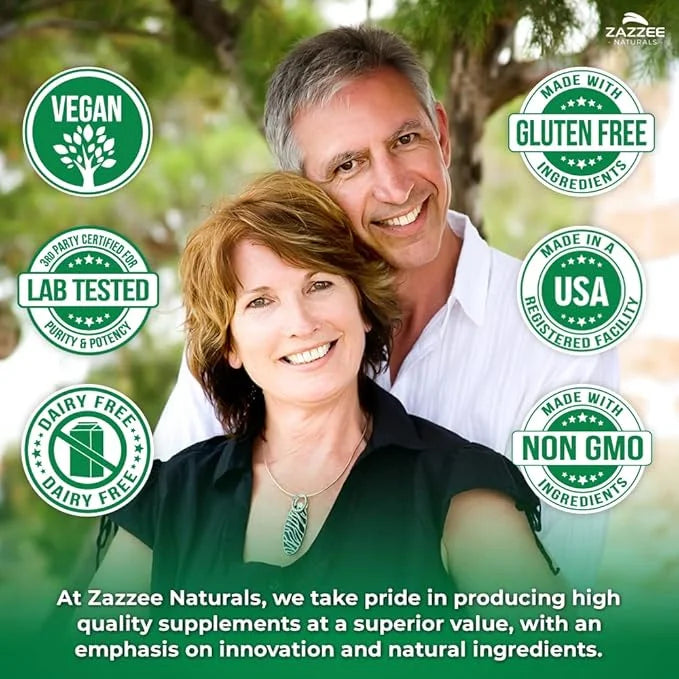 Zazzee OSHA Root 4:1 Extract, 500 120 Vegan 4 Month 4X Extract, 100% Vegetarian,