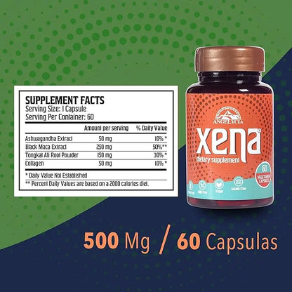 Nature Made Ashwagandha Capsulas, Awesome Blend 60 Vegetarian 500 mg.