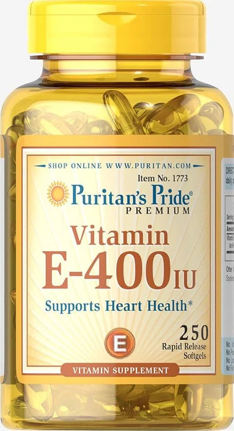 Puritan's Pride Vitamin E-400 IU-250 Softgels (31578)