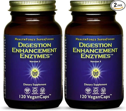 HEALTHFORCE SUPERFOODS Digestion Enhancement Enzymes 120 Vegan 2)