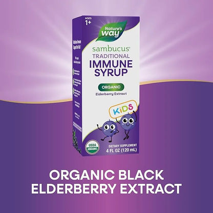 Nature's Way Sambucus Elderberry Traditional Immune 1+, Traditional 4 Fl