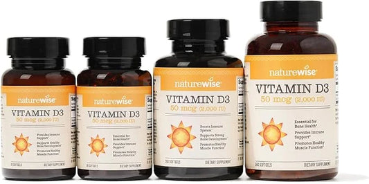 NatureWise Vitamin D3 2000iu (50 mcg) 200 Count