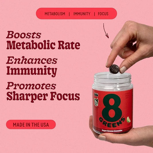 8Greens Daily Greens Gummies B12 - 50 Vegan 6