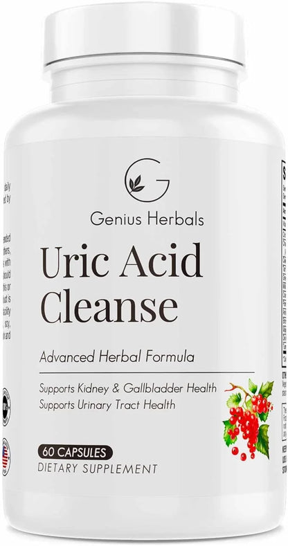 Uric Acid Cleanse – Supports Kidney, 60 Capsules