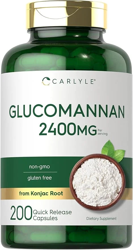 Carlyle Glucomannan Capsules 200 Count