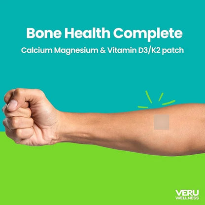 Bone Health Complete Duo Lifestyle Patch D3/K2, Calcium 8-10 Hours (60 Days)