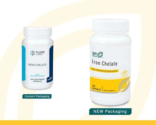 Klaire Labs Iron Bisglycinate Chelate Supplement - 30mg Ferrous Bisglycinate Chelate - Designed to be Well-Tolerated, Well...