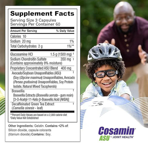 Nutramax Cosamin® ASU Joint Health Supplement 180 Capsules