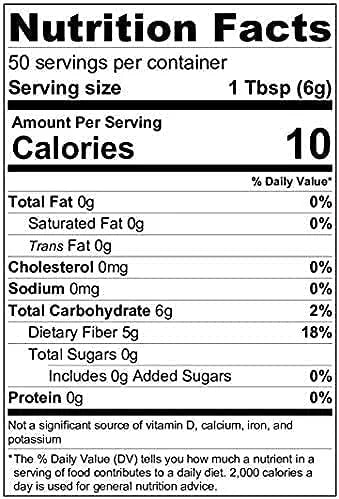 Prebiotic Fiber Supplement for a Healthy Gut 200 Servings
