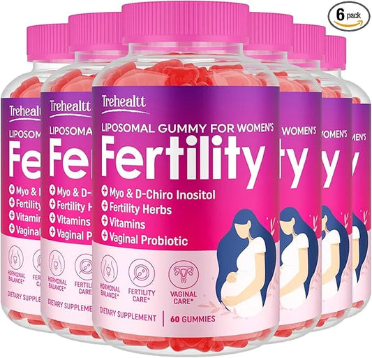 Fertility Supplements for Women, Prenatal Vitamins with Myo-Inositol & D-Chiro Inositol, Folate, Herbs, for Hormonal Balan...