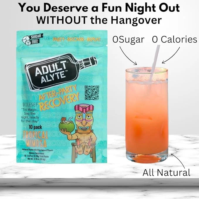 After Alcohol Aid Wellness Vitamins I Restore Better Mornings I Dihydromyricetin DHM & B Vitamins Complex I Antioxidants S...