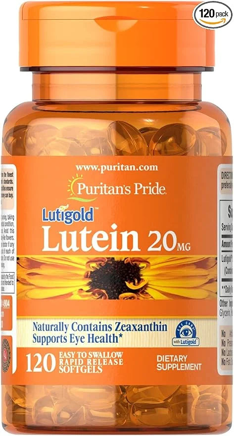Puritan's Pride Lutein 20 mg 120 Count