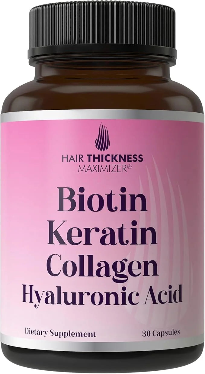 Biotin + Keratin + Marine Collagen 4-in-1 Hair 10000mcg Biotin.
