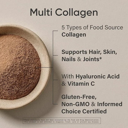 Sports Research Multi Collagen Protein Powder 5 Types 30 Servings