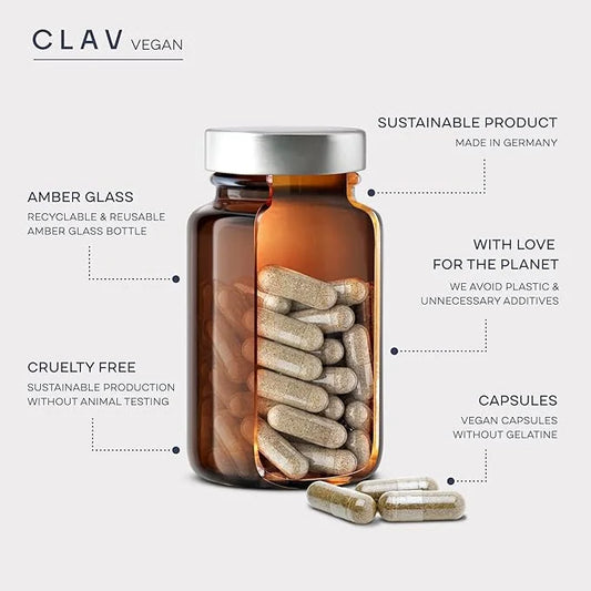 CLAV® Siberian Ginseng 900mg Eleuthero 60 Ginseng