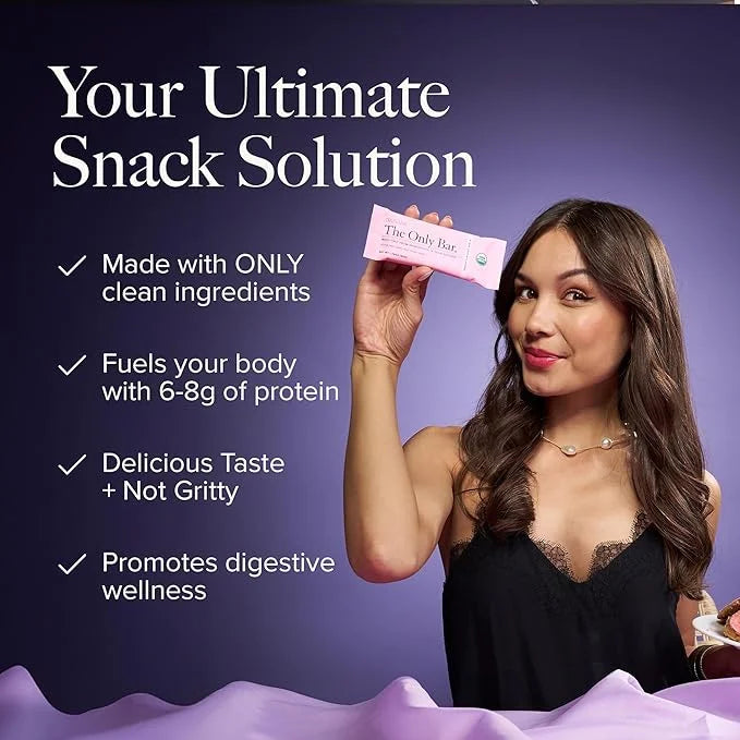 Truvani Plant Based Snack Bars | Sugar Cookie 12 Pack | 6g Protein | USDA Organic and Vegan | The Only Bar | Dairy, Soy, a...