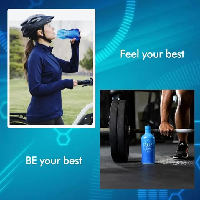 ASEA Redox Cell Signaling Supplement - Cellular Energy & Heart Supplements for Men and Women - Hormonal Balance & Energy B...