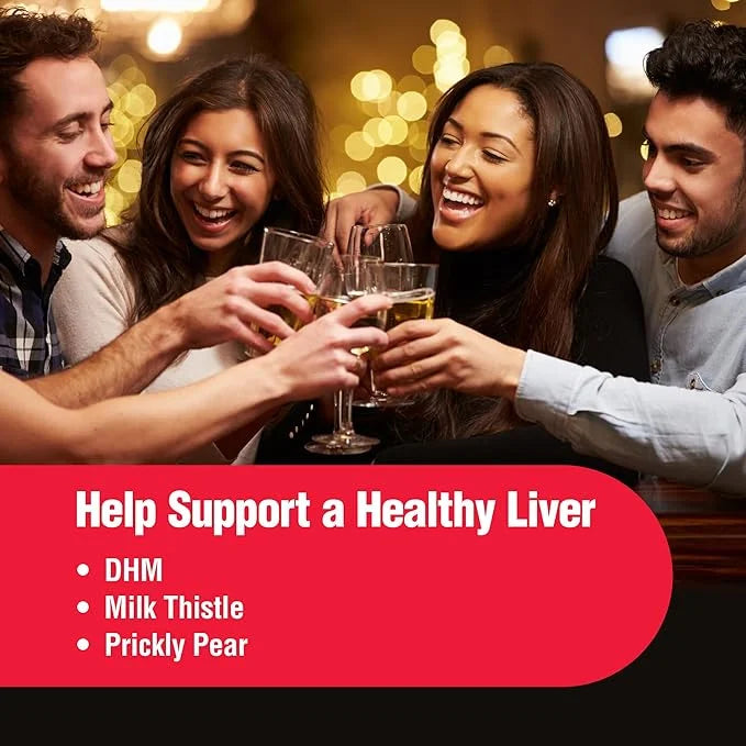 restirr After Alcohol Aid & Recovery: Supports Liver Health, Metabolism, Immune System with DHM, Milk Thistle, B-Complex w...