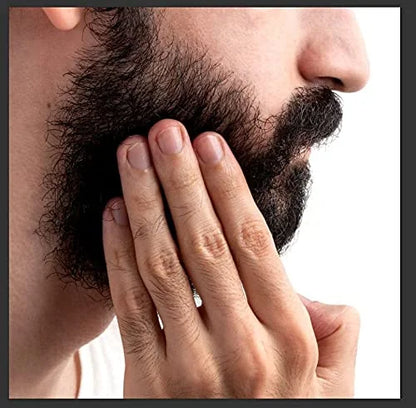 Beard and Skin Oil 30ml - 100% Natural and Organic with MCT Coconut, Bergamot, Vitamin E - Stimulates Growth, Deep Hydrati...