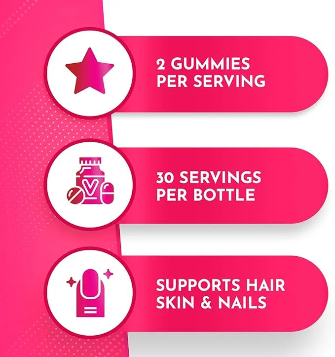 Collagen Gummies For Women 1 & 3, Vitamins 60 Collagen