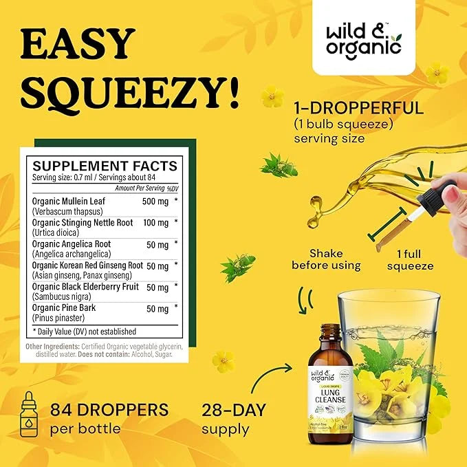 Wild & Organic Lung Detox and 2 fl