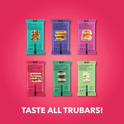 TRUBAR Vegan Protein Bar, Get In My Belly Pb & Jelly, Gluten Free, Plant Based, High Fiber, Dairy Free, Low Fat, Non GMO, ...