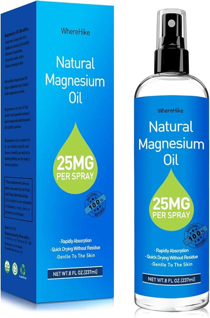 Pure Magnesium Oil Spray for Feet,Ideal Gift for Sleep & Muscle Relaxation,Better Sleep,Rapid Absorption,Quick Drying With...